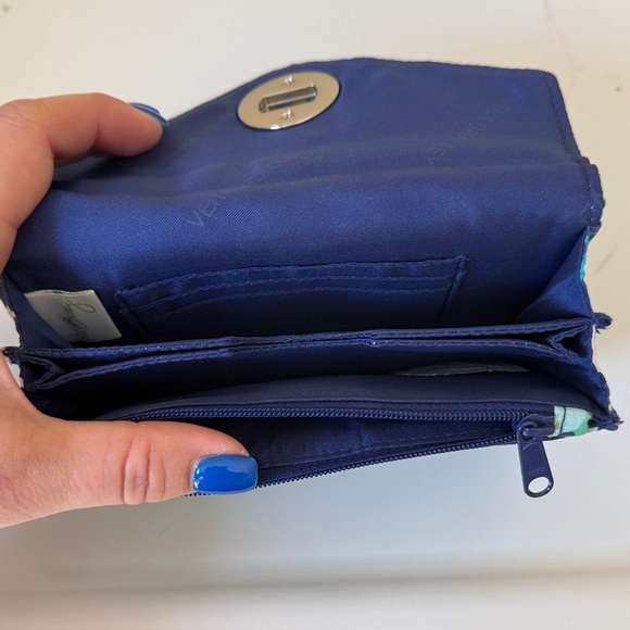Vera Bradley Quilted Wallet in Katalina Blue - Picture 3 of 3